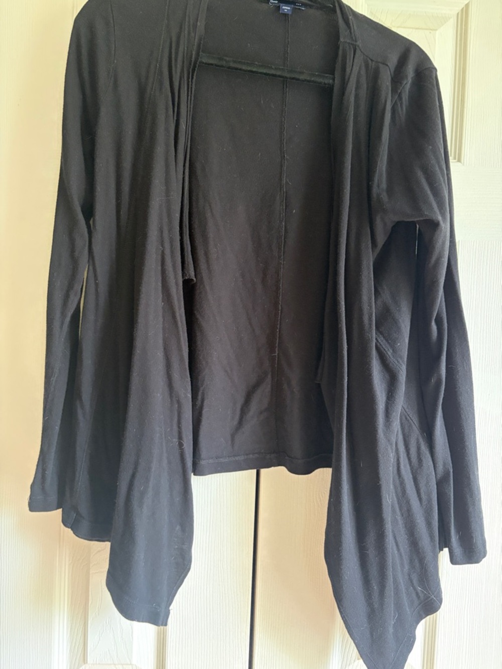GAP Black Open-Front Women's Cardigan